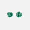 Jlauren Turquoise Rose Flower Stud Earrings M04032