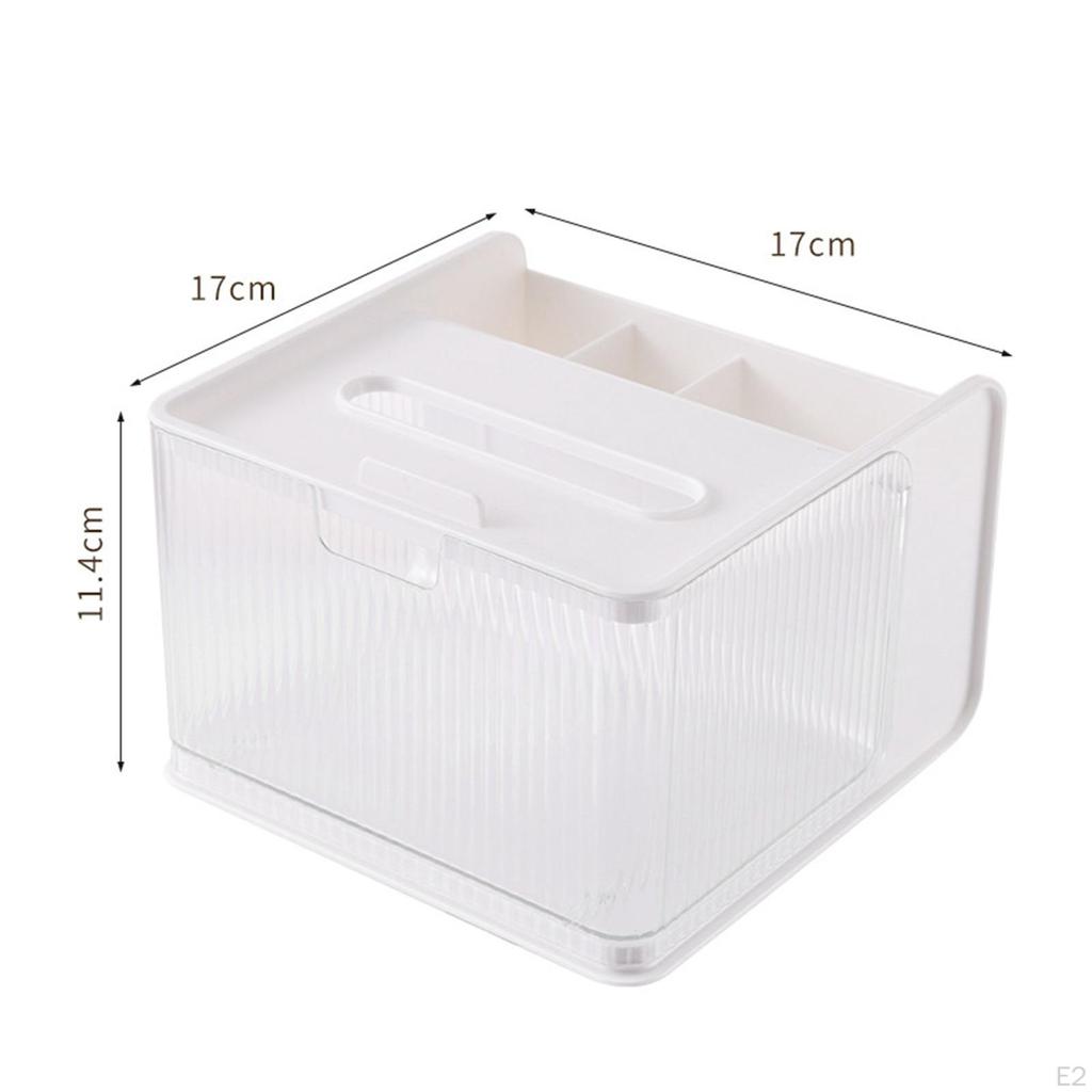 Compact Tissue Storage Box for Home and Office Organization