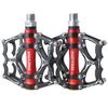 Jpfashioning Cross Bike Pedals, Ultra-Lightweight Aluminum Alloy Flat Pedals, Durable, Set of 2 (Black 2)