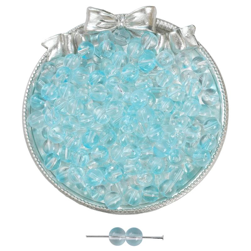 2000Pcs Crystal Glass Beads Jelly Bubble Loose Spacer Beads for DIY Necklace Bracelet Jewelry Making