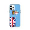 Coque iPhone 12 Pro - PIXELFORMA - Drapeau Des Fidji - Silicone Souple - Protection Complète - Légère
