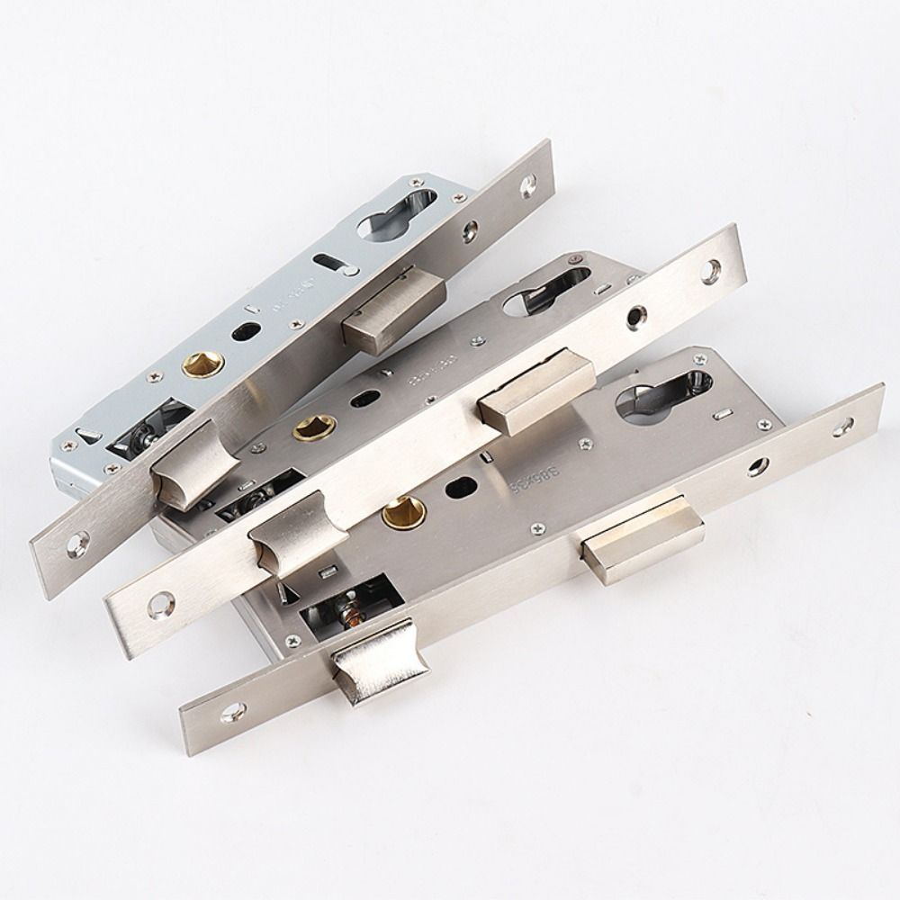 Stainless Steel Aluminum Door Lock Universal Frame Mortise Lock Safety Exterior Door Lock  Home