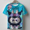 Kawaii Tops Labubu T Shirt for Kids Boy 10years Toddler Girl Clothes Anime Short Pride Tshirt Y2k Kids Clothes Girls