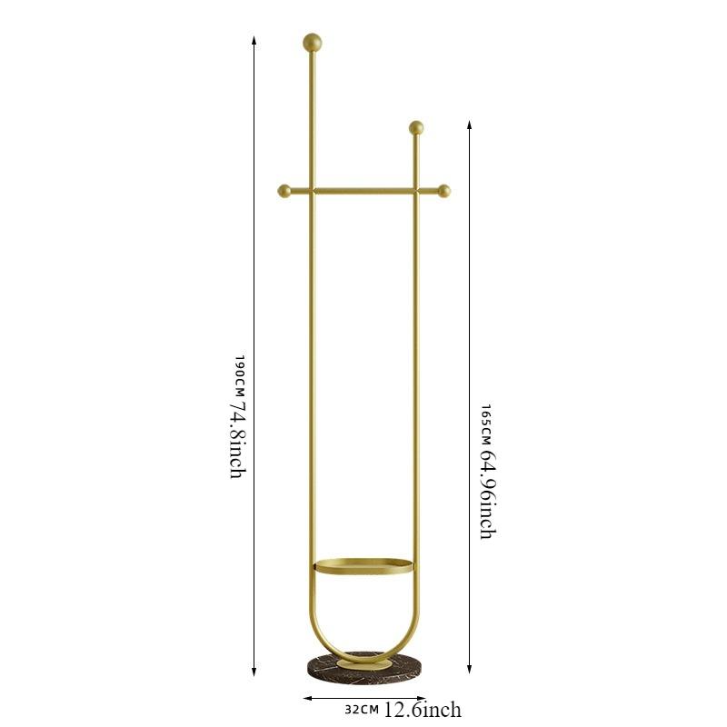 Stand Portable Clothes Rack Bedroom Floor Holder Clothes Hanger Hat Rack Home Modern Perchero De Pie Clothing Store Furniture