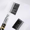 Stylish Good Color Rendering Eye Liner Pen with Sharpener and Brow Comb Brush for Women