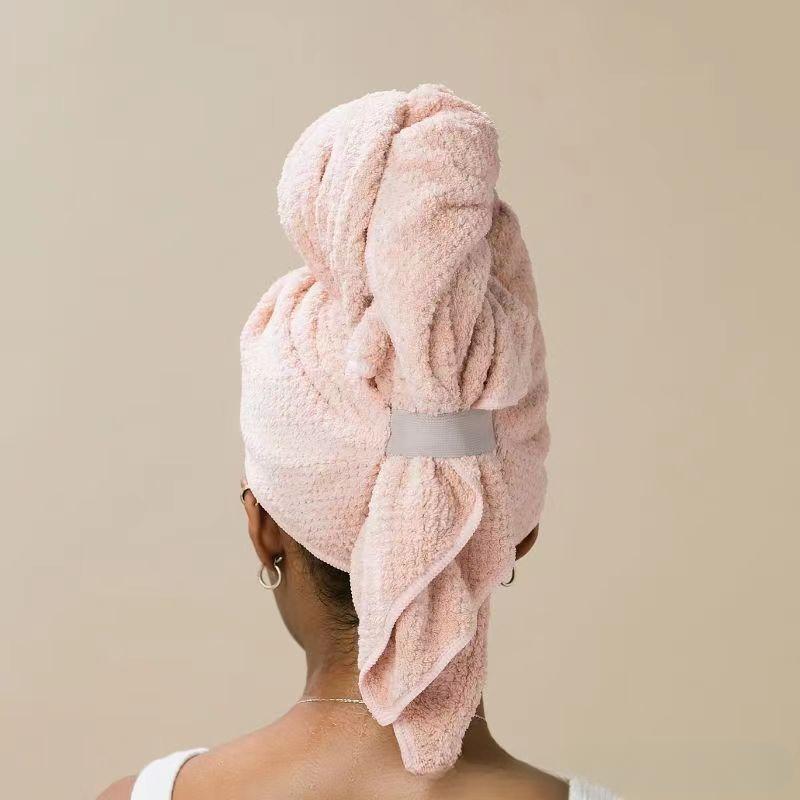 Fast Drying Turban for Women, Absorbent Hair Cap, Absorbent Drying Turban for Curly Long Thick Hair