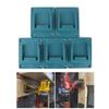5pcs Battery Bracket Wall Mount Storage Holder Slots Stand Rack Electric Tool Rack Holder for Bosch/Makita