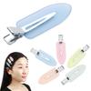 Clear Candy Color Seamless Hair Curl Clips Styling Bang Clip No Bend Barrettes No Crease Hairpin
