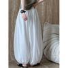 Summer White Loose Bloomers Women's Design Sense Wide-leg Pants Yamamoto Pants Loose Pants