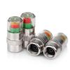 2/4pcs Car  Tire Pressure Indicator Tire Pressure Gauge Indicator Alert Monitoring Valve Cap Sensor External Valve Detection