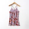Export Export French Romantic Gentle Ethnic Print Chiffon Camisole Tops Vest Sweet and Spicy Vacation Style