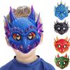 3D Animal Dragon Mask Halloween Mask Children Cosplay Carnival Head Cover Masquerade Costume Party Decorations For Kids Teens