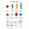 Magnetic Building Blocks Montessori Educational Game Toy Magnets Sticks Construction Set Magnetic Rod and Balls Toy for Children