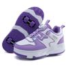 Sneakers with Wheels Roller Skates Shoes Boys Girls Children Kids Sports 4 Rollers Boots