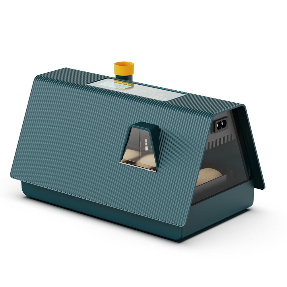 Incubator for Hatching Eggs Automatic Egg Turning 10 Eggs LED Efficient Egg Illumination Display Screen Multifunctional Egg Tray Visible Device Cover