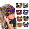 Knotted Wide Hair Band Fashion African Style Elastic Headwrap Sports Headband Women