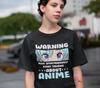 Funny-Anime-Talk-About-Anime Cosplay Fan Damen Oversize Shirt Baumwolle