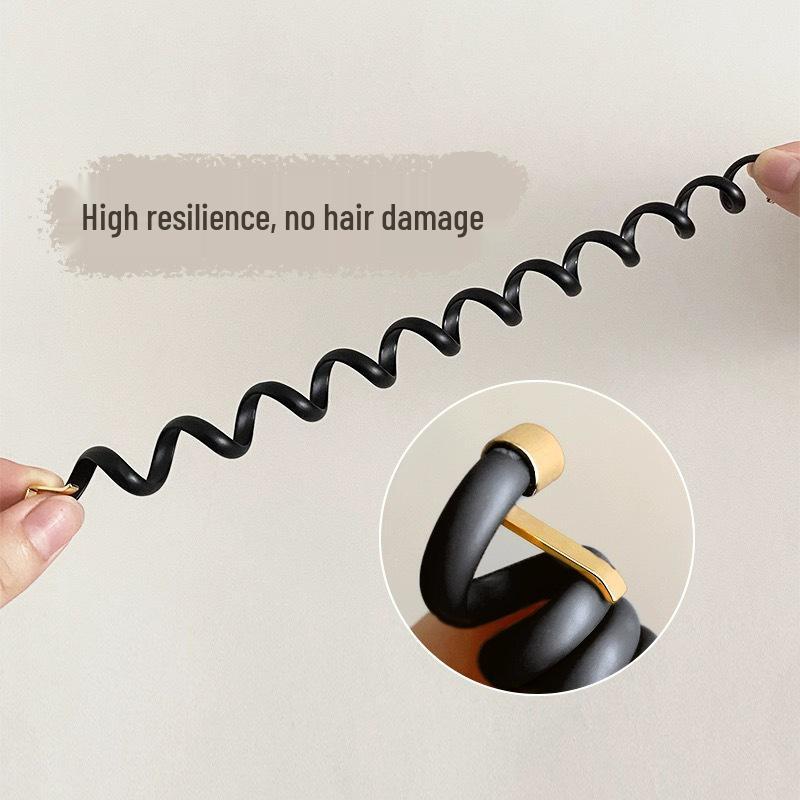 Japanese Style Elastic Hair Tie - Versatile Telephone Cord Ring for Braiding & Ponytails - Women's Hair Accessories