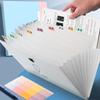 High-capacity A4 Organ Bag File Organizer A4 File Folder Simple Blueprint