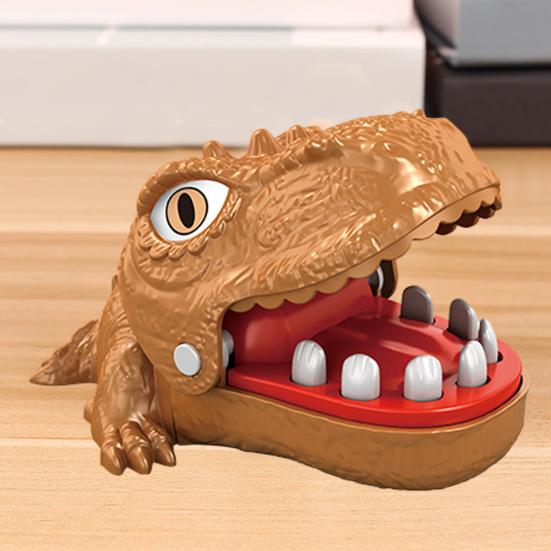 Biting Hand Fun Portable Toy Mini Dinosaur Parent-child Interaction Creative Battery-Free Game for Kids