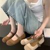 Woman Casual Round Toe Flat Casual Soft Soled Mary Jane Shoes Retro Female Buckle Buckle Comfortable Shoes Zapatillas Mujer