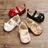 Baby Girl Shoes Infant Toddler Walking Shoes Soft Sole Princess Mary Jane Flats with Knotbow Prewalkers Wedding Crib Shoes 0-18M