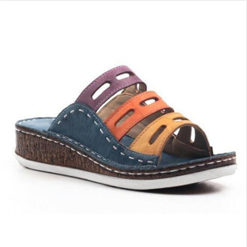 Fashion Platform Sandals Women Shoes Open Toe Shoes Woman Beach Sandals Woman Retro Female Slippers Breathable Footwear Zapatos De Mujer