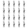 20Pcs Bearing Fishing Swivel Stainless Rolling Swivels Barrel Swivel Line Connector Heavy Duty Fishing Tackle Accessory