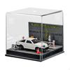1/64 Diecast Car Display Case Diorama Decorative Acrylic Collection Ornament Storage Box Organizer