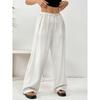 Fashion Design Casual Pants Women's Summer New Loose Straight Casual Retro Wide-leg Trousers
