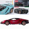 1/24 Scale LP770 Sports Racing Metal Model Diecast Car, Pull Back Vehicles with Light and Sound Toy Cars for Kids Age 3 Year and Up