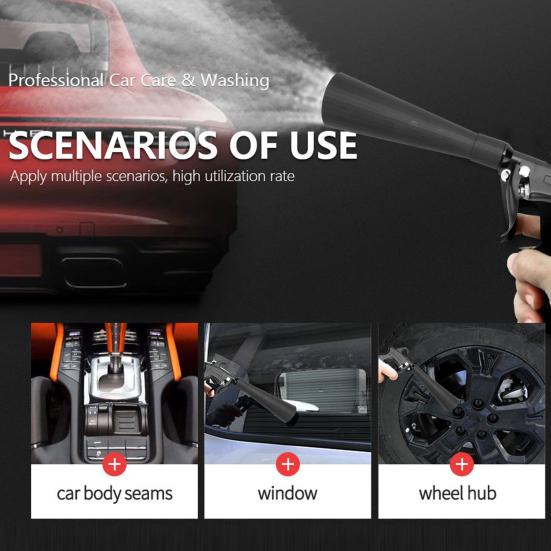 Yousheng Car Air Blower Dust Remover with Ergonomic Handle Strong Suction Pressure High Efficiency US Nozzle Air Blower Cleaning Tool