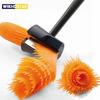 1PC Spiral Cutter Carrot Radish Potato Slicer Fruits Peeler Carving Flower Device Kitchen Vegetable Cutter Slicer Tool