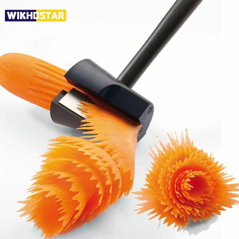 1PC Spiral Cutter Carrot Radish Potato Slicer Fruits Peeler Carving Flower Device Kitchen Vegetable Cutter Slicer Tool