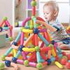 25PCS Magic Magnetic Building Blocks Toy Magnetic Construction Set Magnet Ball Sticks Rod Games Montessori Educational Toys For Kids