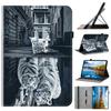 Kitten Tiger Pattern Flip Wallet PU Leather Tablets Case with For Samsung Tab A 10.1/A 8.0/Tab S6 Lite/Tab S7/S8/S9/Tab A7/Tab A8/Tab A9..