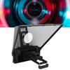 TP2A 8in Teleprompter for Tablet Smartphone Teleprompter with APP Remote Control Lens Adapter Rings 