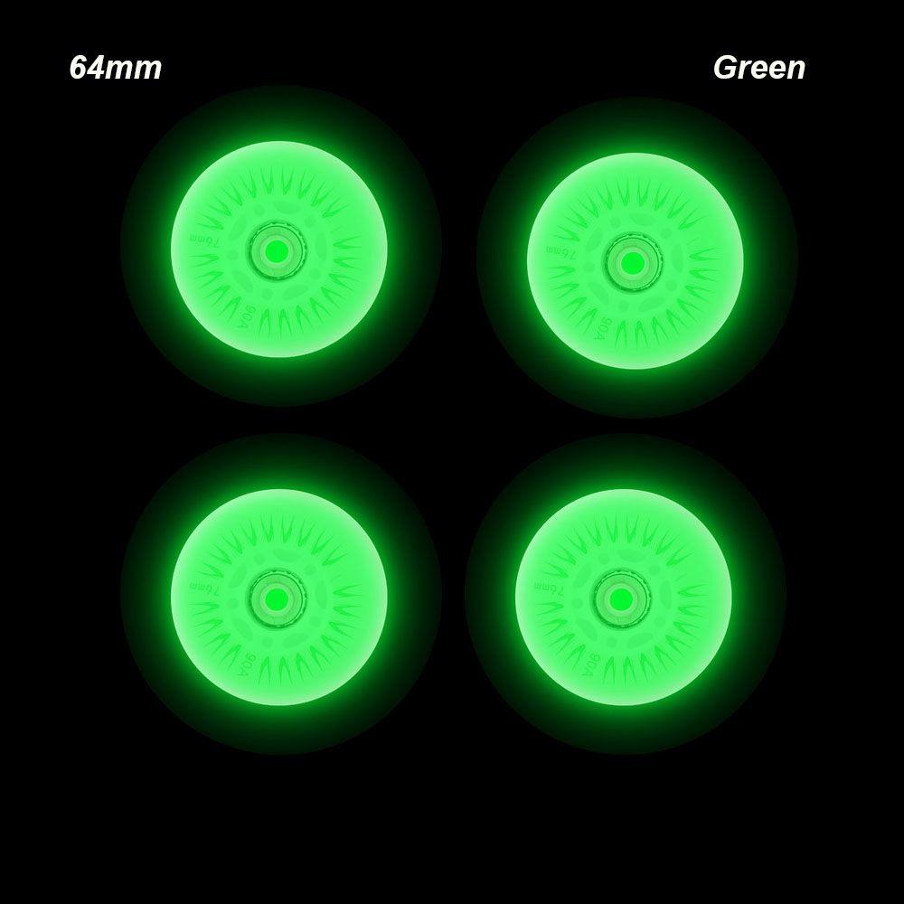 Kids 70mm 68mm 64mm 60mm 62mm 80mm 76mm 72mm Flash Wheel Roller Wheels Parts Outdoor Inline Skates