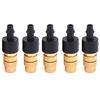 5Pcs Portable Atomizing Sprayers for 4/7mm Hose Universal Copper Misting Fog  Cooling Nozzles