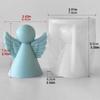 Angel Silicone Mold 3D Angel-Shaped Molds for Epoxy Resin Easy Release Crafts Maker Aid for Muffin Soap Dessert Clay Chocolate