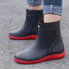3306 Mid-Tube Fashion Rain Boots for Men and Women - Non-Slip, Waterproof, Thick Rubber Shoes, Ideal for Kitchen Work