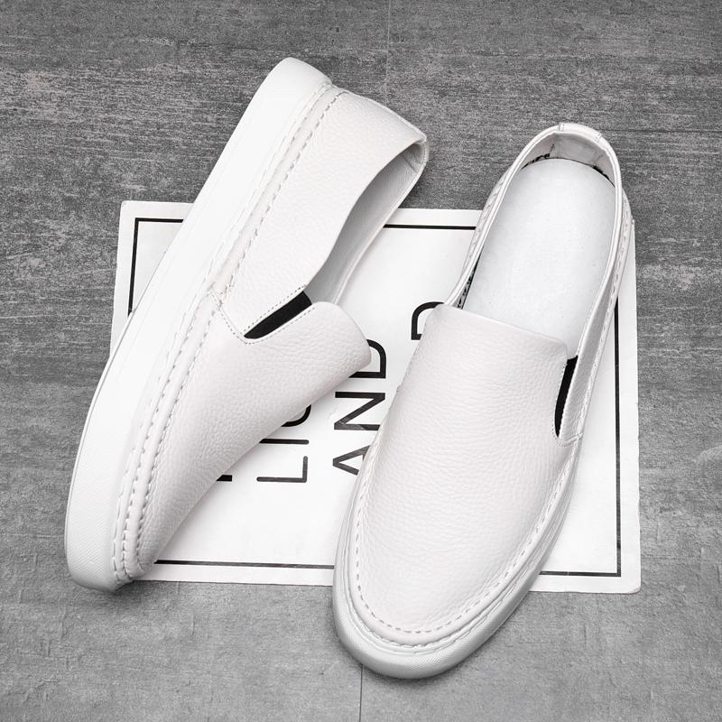 2024 Men Casual Shoes Genuine Leather Loafers Office Shoes for Men Driving Moccasins Comfortable Slip On Party Fashion Shoes Men
