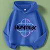 KPOP Devil Hunter Huntrix Pattern Printed Children's Fashion Casual Spring and Autumn Girls Sports Hoodie