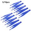 Beads Tools DIY Jewelry Making Repair Tweezers Hand Tool Set Plastic Tweezer Kit Forceps for Crafts