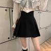 2024 Spring Women's High Waist Slim Anti-Exposure A-Line Skirt - Fashionable Korean College Style