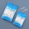 100 Packs Portable Arched Ultra-Fine Dental Floss Toothpicks for Cleaning and Oral Care