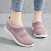 Casual Shoes Women's Shoes Fashion Flying Woven Shoes New Breathable Sports Running Shoes Low Top Soft Bottom Comfortable Sock Shoes