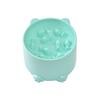 ABS Elevated Cat Slow Feeder Bowl Slow Eating Cat Puzzle Feeders Tilted Raised Anti Vomiting Cat Feeding Bowls For Home Pet