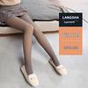 LangSha Women's Warm Sheer Fleece-Lined Tights