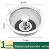 Stainless Steel Kitchen Sink Strainer Anti-Clog Funnel